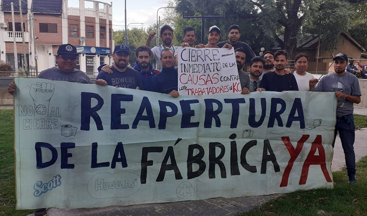 Kimberly Clark: piden el «cierre inmediato» de las causas contra los trabajadores