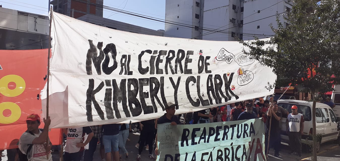 Kimberly Clark: nueva protesta contra la judicialización del reclamo