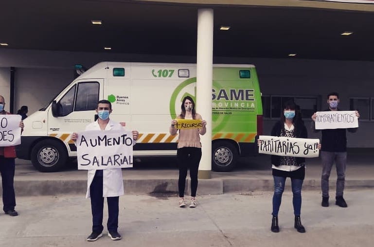 Médicos bonaerenses denuncian que «la mayoría» de los trabajadores de la salud «tenía enfermedades de riesgo»