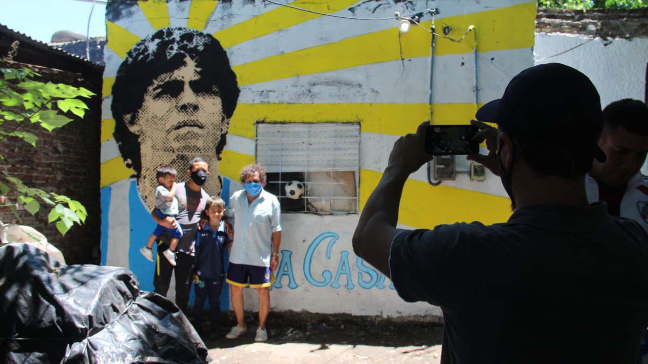 La casa de Maradona en Fiorito fue declarada Patrimonio Cultural