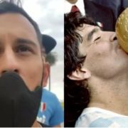 El primero en despedir a Maradona fue un vecino de Villa Fiorito: “El Diego es recuerdo de todo eso lindo que le dio al pueblo argentino”