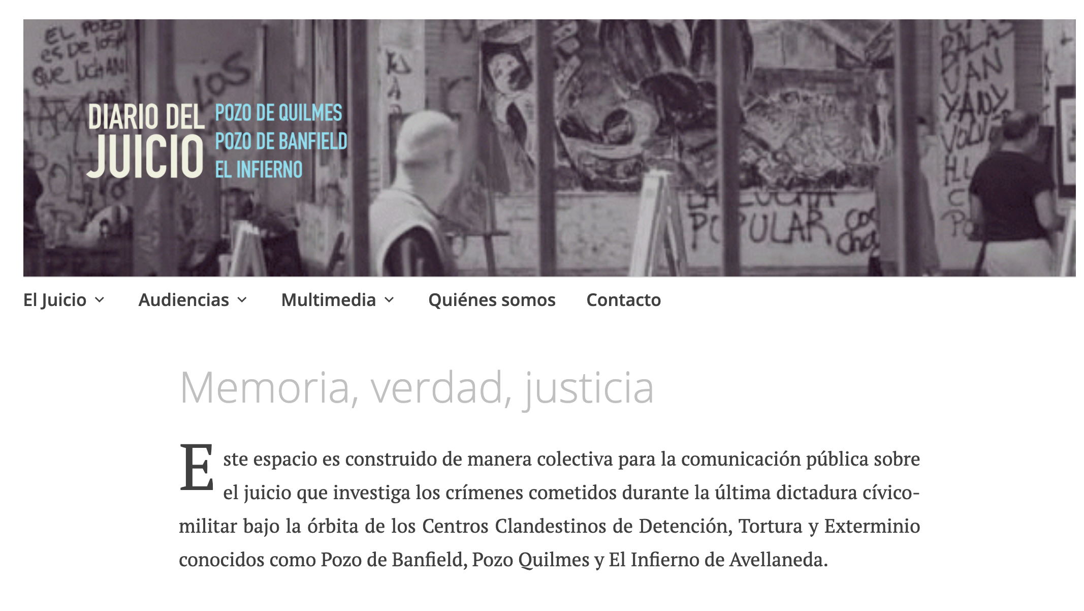 «Diario del Juicio», un proyecto para mantener viva la memoria