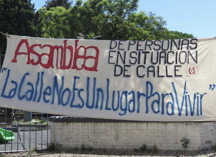 “Cada dos fines de semana te cruzás con gente que es la primera vez que está en situación de calle”