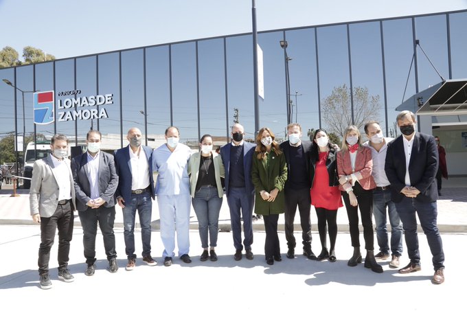 Kicillof inauguró los hospitales odontológico y oftalmológico en Lomas de Zamora