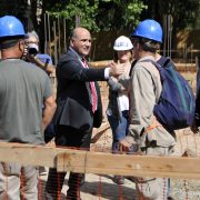 Katopodis, Manzur, Zabaleta y Cascallares recorrieron las obras de la Universidad Nacional de Almirante Brown