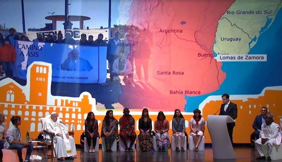 Docente de la UNLZ representó a Latinoamérica en un encuentro de jóvenes con el Papa Francisco