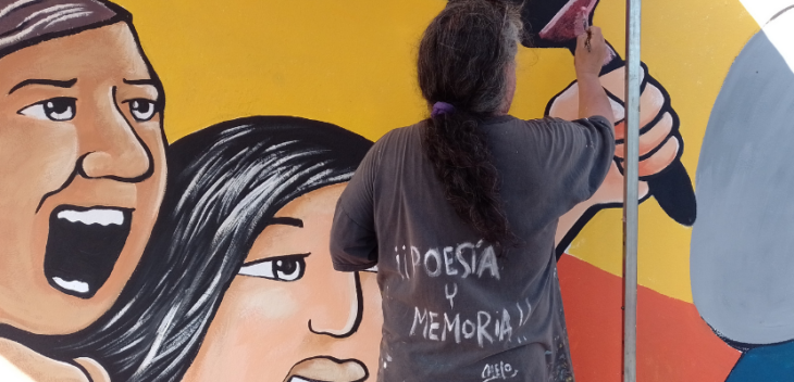 A 4 años de la Masacre de Transradio un mural grita “Justicia por los 10”