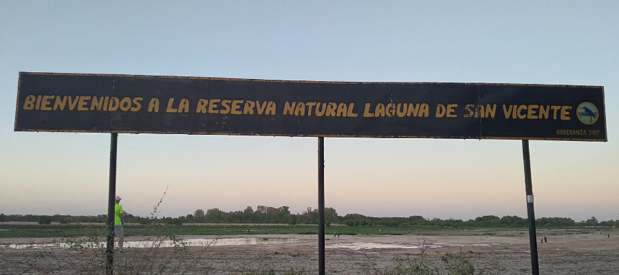 La Laguna de San Vicente en riesgo por grave sequía