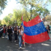 El ENSAM protestó frente a la Municipalidad de Lomas de Zamora para exigir un plan de obras