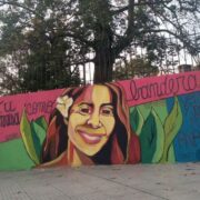 Anahí Benítez: estudiantes del ENSAM pintaron un mural en homenaje a la joven