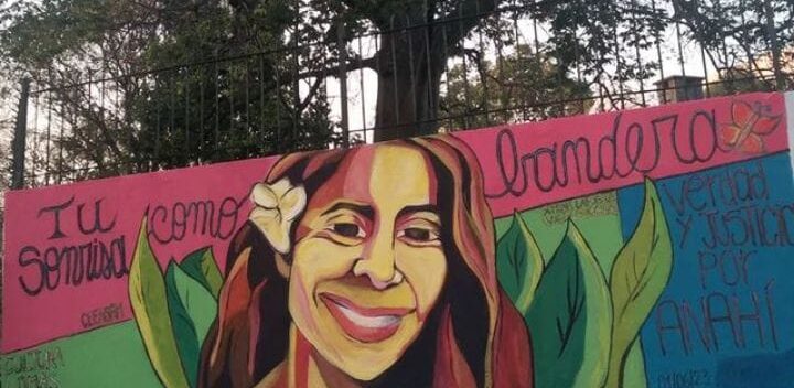 Anahí Benítez: estudiantes del ENSAM pintaron un mural en homenaje a su memoria