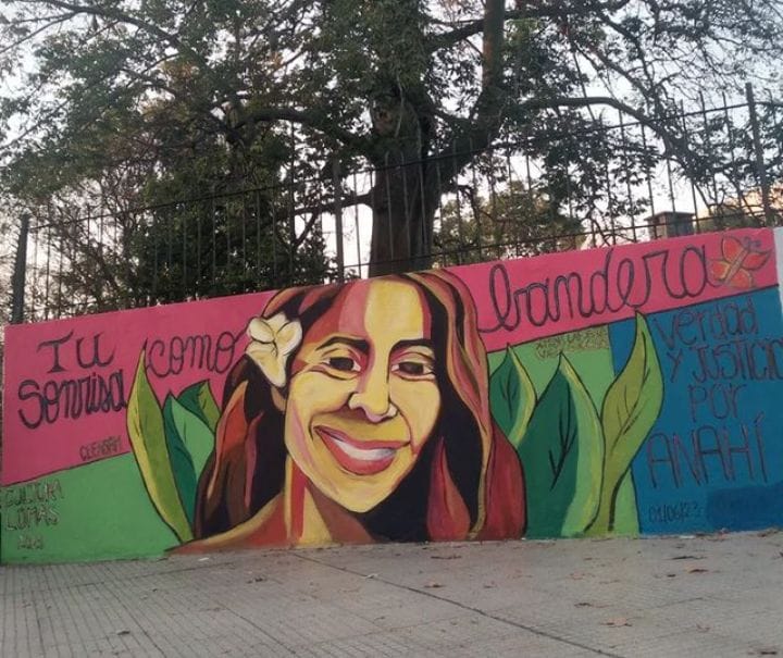 Anahí Benítez: estudiantes del ENSAM pintaron un mural en homenaje a su memoria