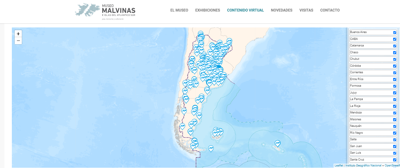Malvinas Federal: descubrí el mapa que reúne todos los memoriales y sitios de interés sobre las Islas en el país 