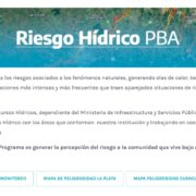 Riesgo de inundaciones: una web muestra mapas de peligrosidad y monitoreo de los distritos bonaerenses