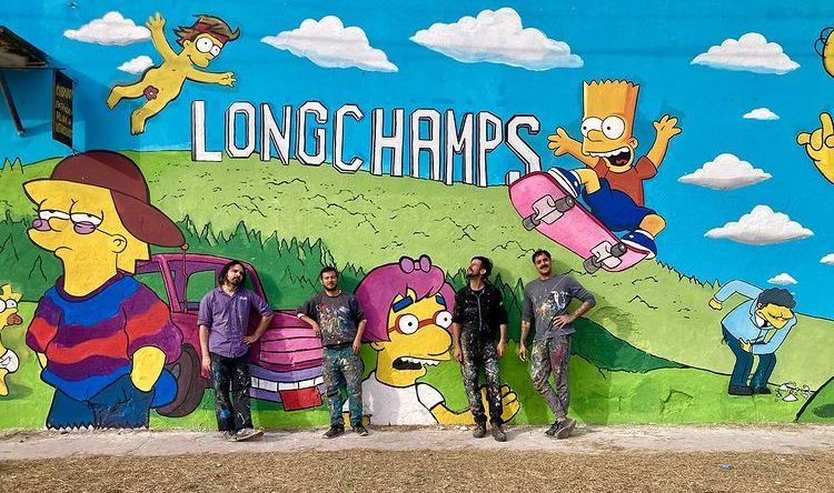 Los Simpson son vecinos de Longchamps: así es el mural con las escenas más icónicas de la serie estadounidense