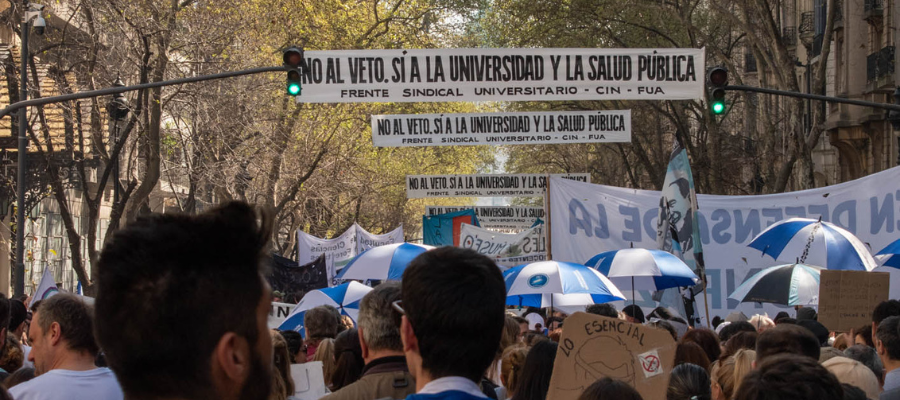 Las mejores fotos de la Marcha Federal Universitaria del 17S