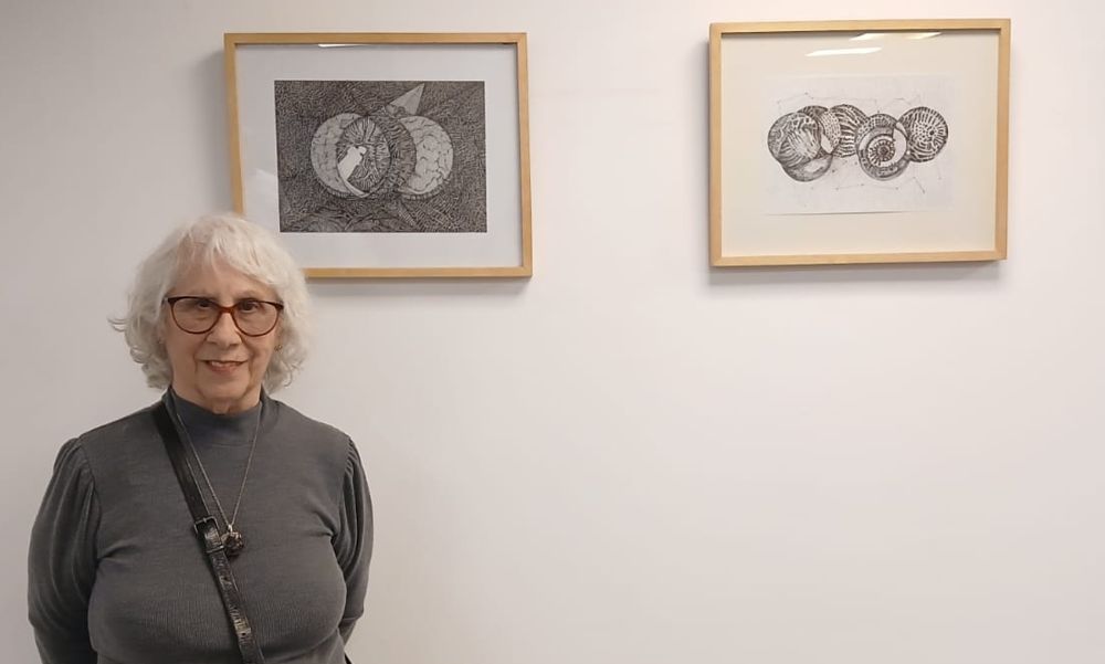 Donó un cuadro a la Biblioteca de la UNLZ hace 42 años y ahora vuelve a exponer sus obras más queridas