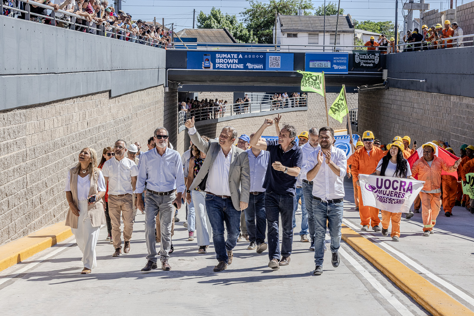 Paso bajo nivel Calzada: habilitaron el nuevo túnel que mejora el tránsito en Almirante Brown