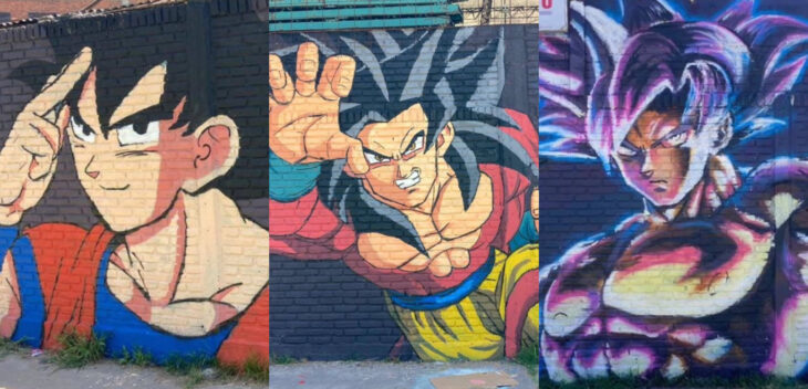 Dragon Ball cumple 40 años: así es el impactante mural en Rafael Calzada que recorre las aventuras de Goku