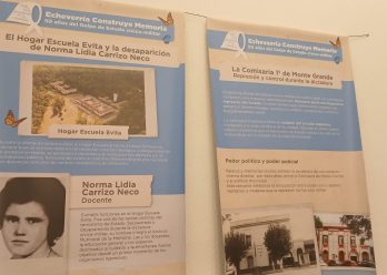 «Que nadie nos persiga por pensar»: así fue la inauguración de la muestra en Echeverría que recupera la memoria de vecinos y vecinas desaparecidos