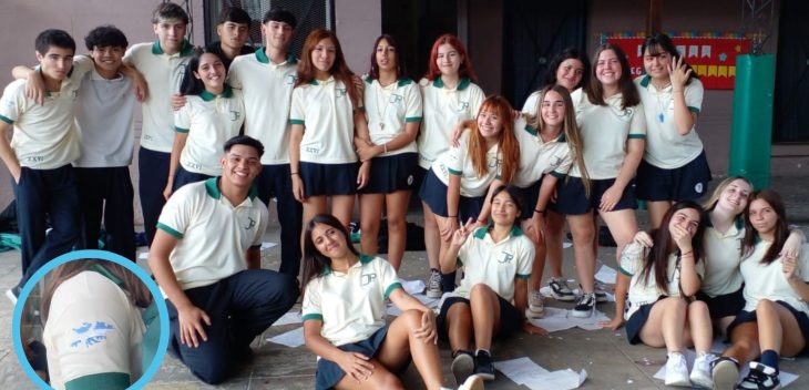 Egresados eligieron un diseño de las Islas Malvinas para su remera de promoción