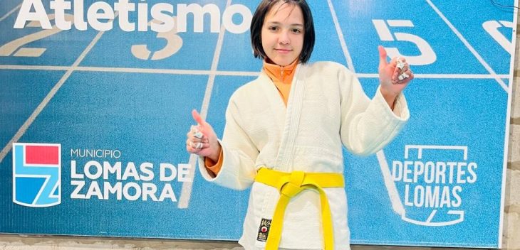 La judoka lomense Maimará Cáceres se consagró subcampeona de la Copa Internacional “Náutico Hacoaj”
