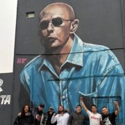 Así es el mural dedicado al Indio en Fiorito