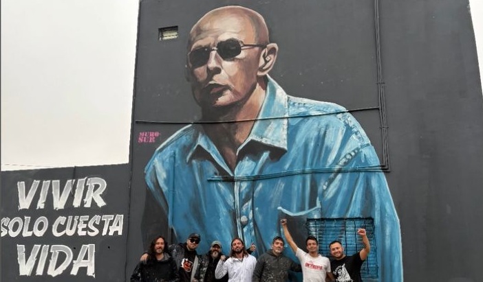 Así es el mural dedicado al Indio en Fiorito