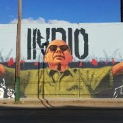 La historia detrás del mural dedicado al Indio Solari en Ministro Rivadavia que causa furor en las redes sociales