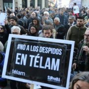 Expresan “repudio” por los despedidos de la agencia oficial Telam