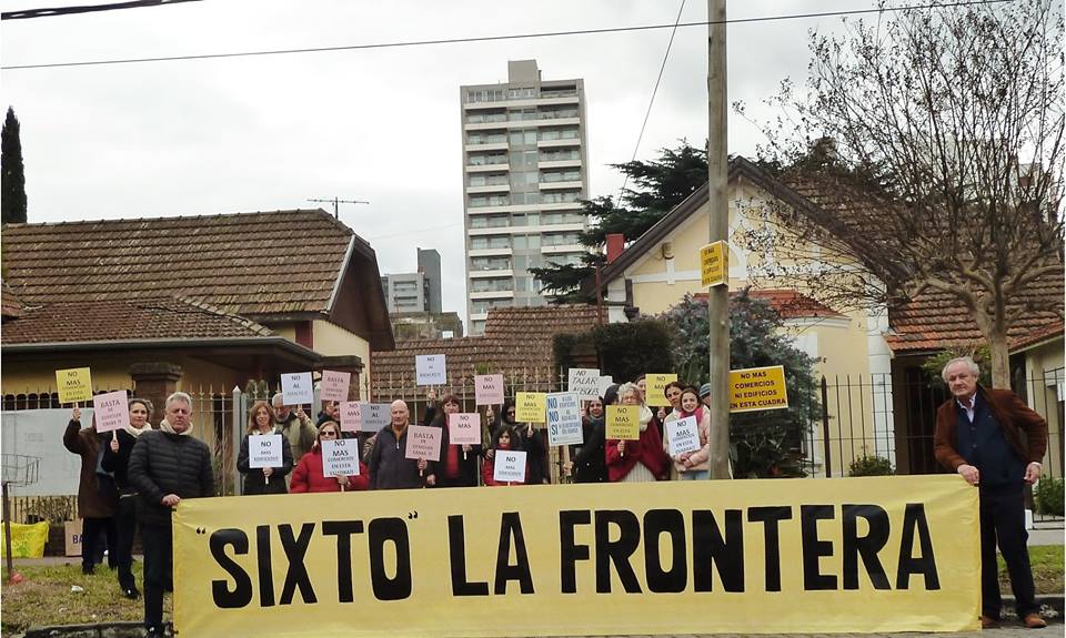 «Sixto, la frontera»: vecinos que no quieren más bares ni edificios en el barrio