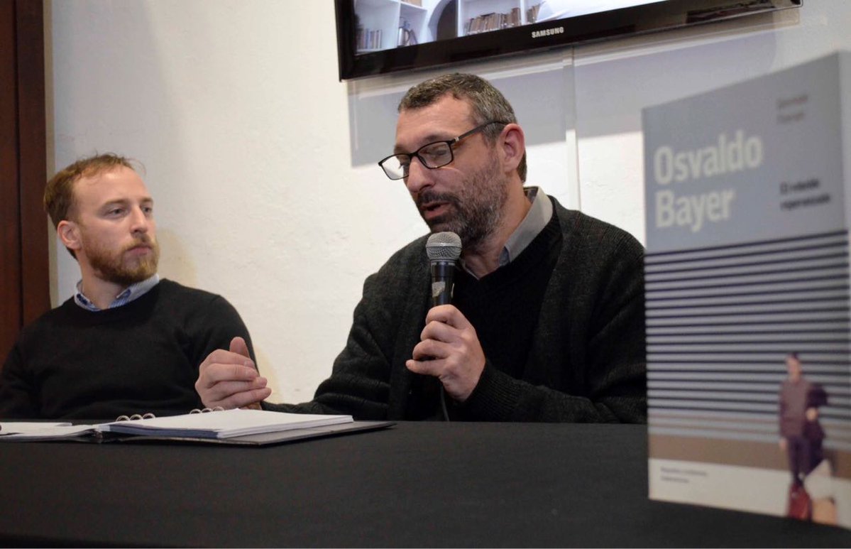 Germán Ferrari presentó su libro sobre el “multifacético” Osvaldo Bayer