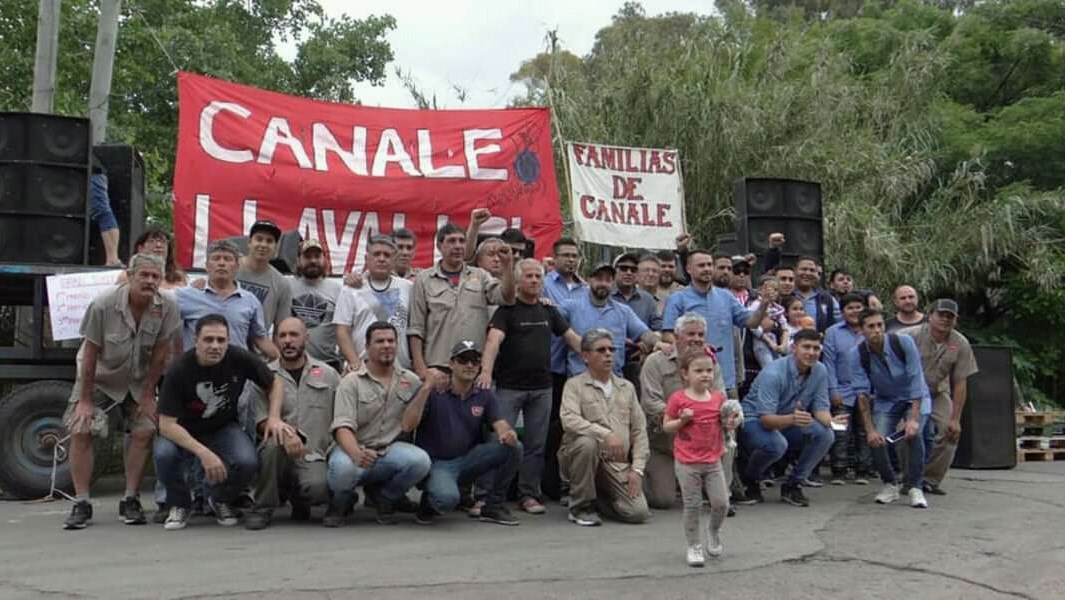 Canale: los empleados recibieron los telegramas de despido, pero la lucha sigue