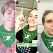 ¿Lo usaste en stories? Un filtro del pañuelo verde explotó en Instagram