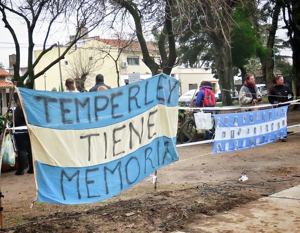 Realizarán un mural por los desaparecidos de Temperley Oeste y Turdera