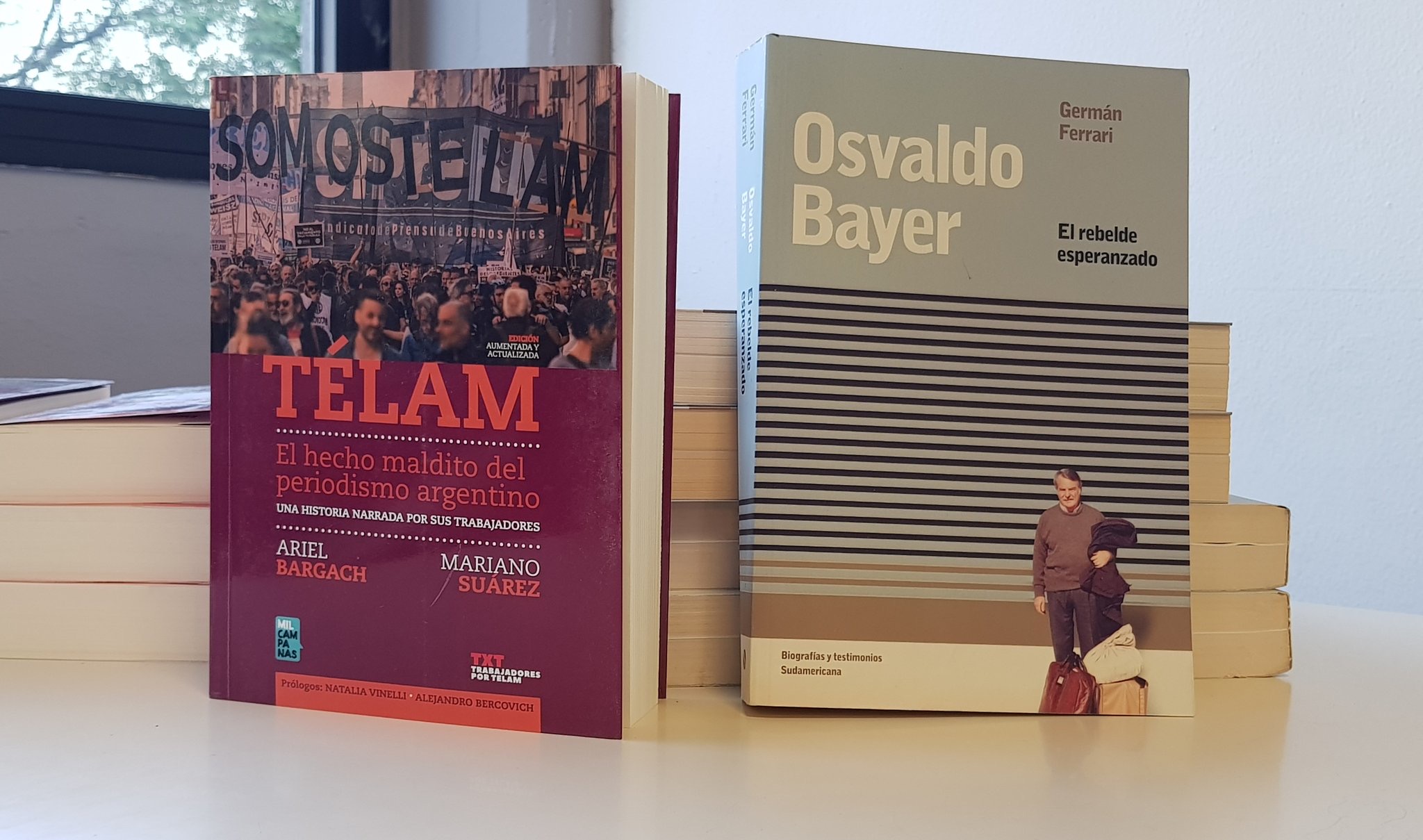 Presentaron dos libros sobre el “periodismo en lucha”