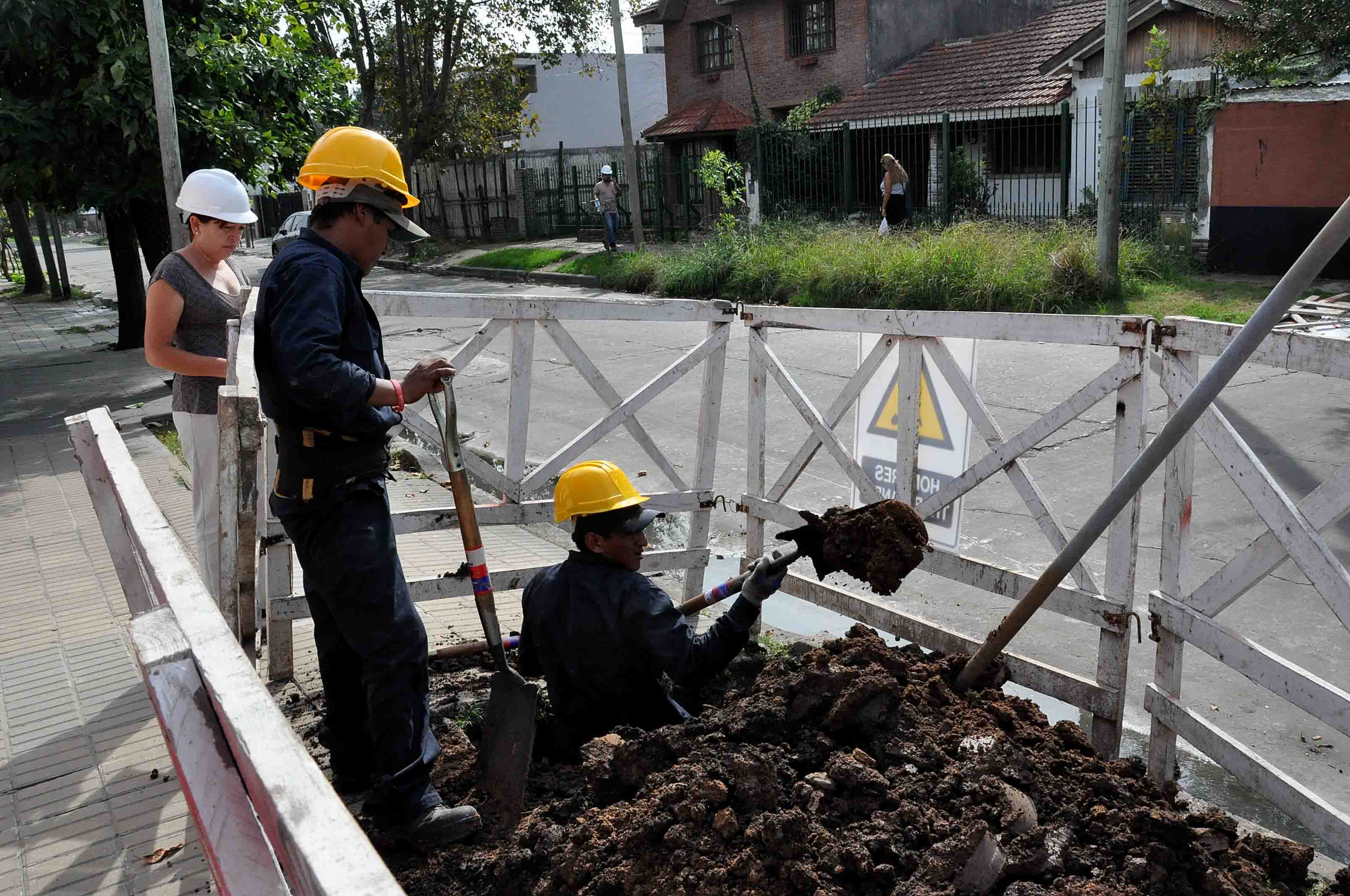 Llegan las cloacas a Turdera