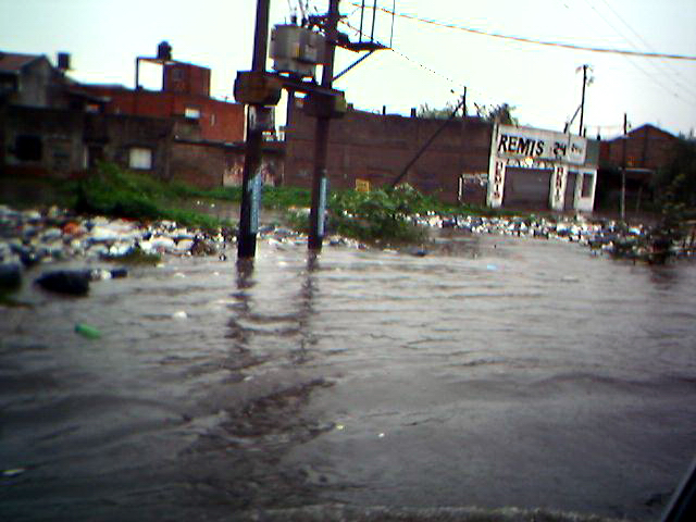 Cada vez que llovió, se inundó