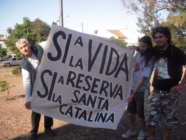 Con un festival, volvieron a reclamar por la venta de la reserva