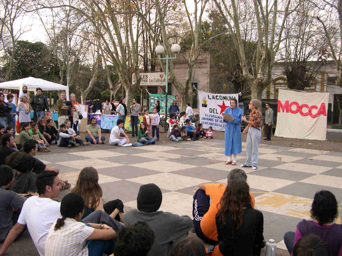 Una muestra de la cultura autogestiva y comunitaria