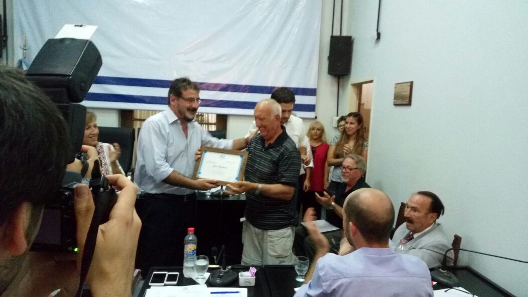 Declaran a Julio Busteros ciudadano ilustre de Brown