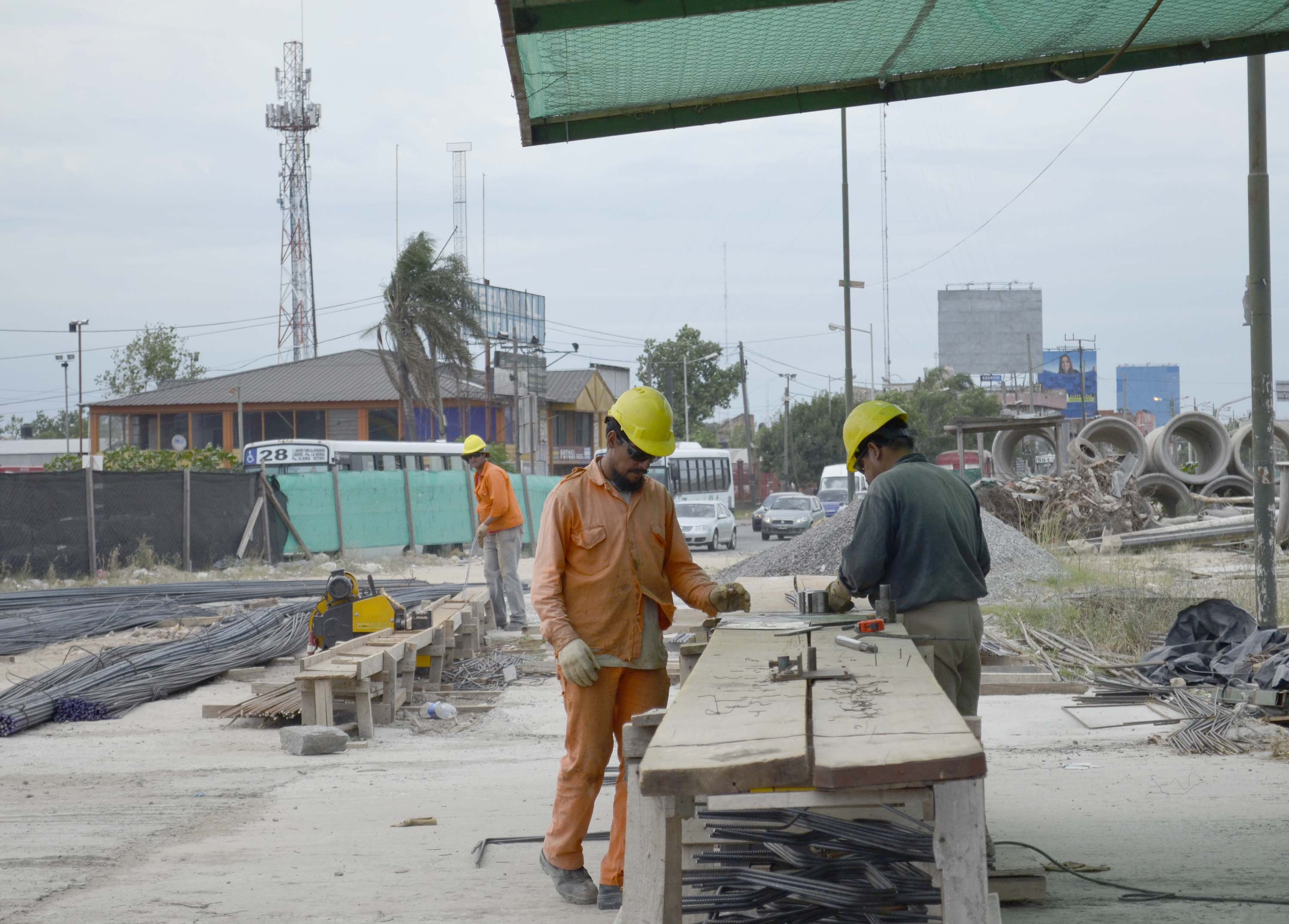 Avanzan los trabajos en la construcción del viaducto de Puente La Noria