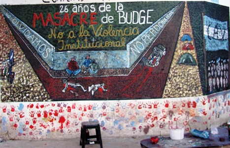 Un nuevo mural para recordar la Masacre de Ingeniero Budge